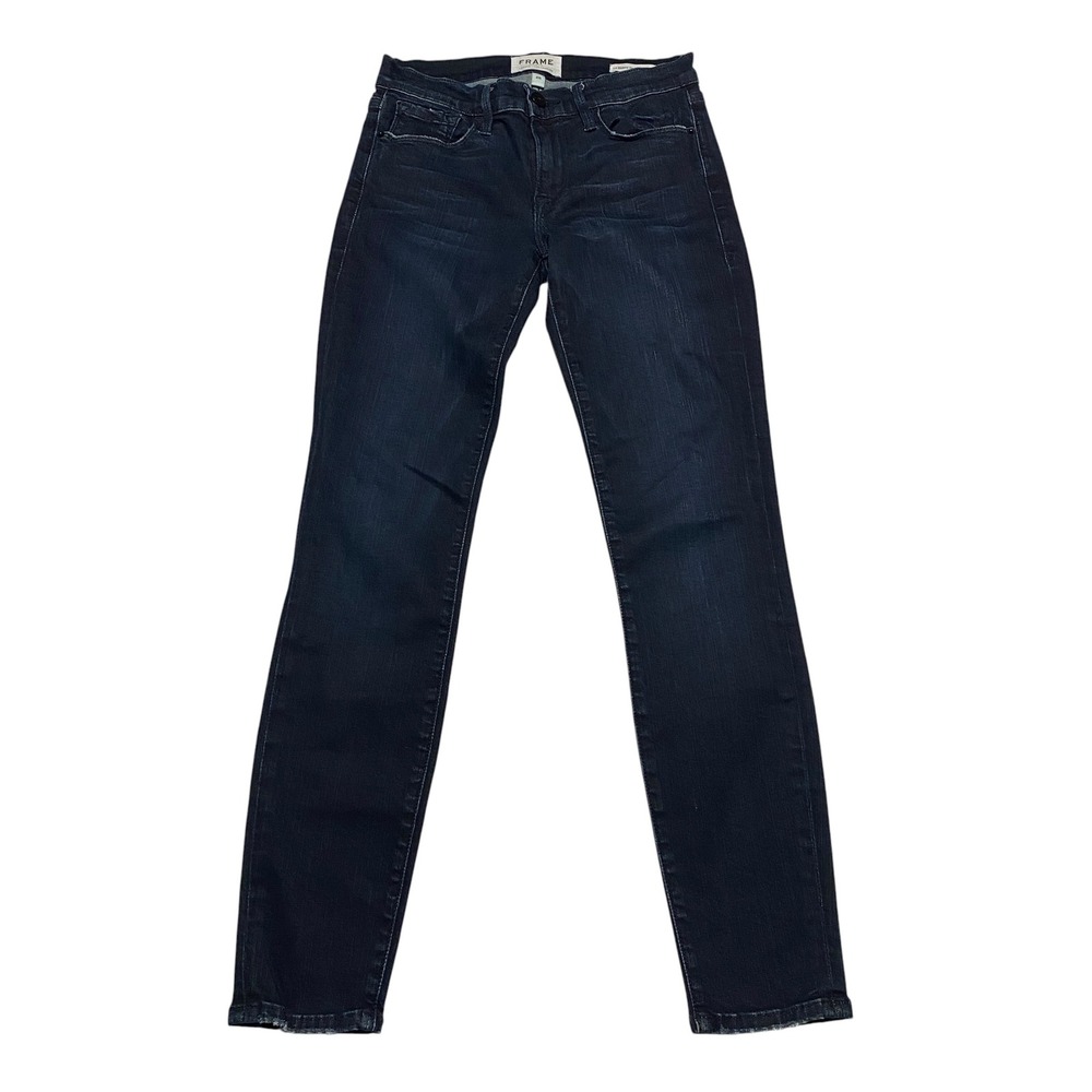 Frame Le Skinny de Jeanne Crop Jeans St Jones Dark Wash Size 25